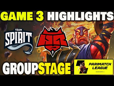 TEAM SPIRIT VS HELLRAISERS GAME 3 Highlights Parimatch League Season 2
