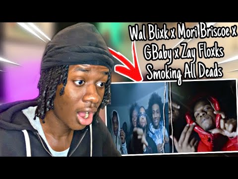 OMG NO WAY 🤯💔KayCarti Reacts To Wal Blixk x Mori Briscoe x GBaby x Zay Floxks - Smoking All Deads