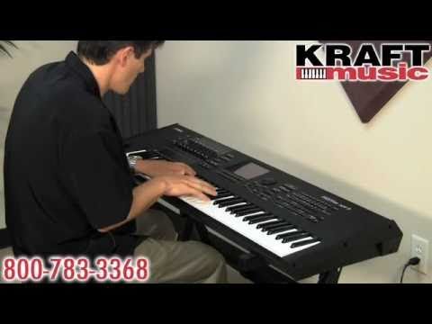 Kraft Music - Yamaha Motif XF Demo with Tony Escueta