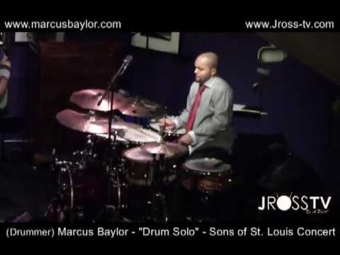 James Ross @ (Drummer) - Marcus Baylor - "Drum Solo Master Blaster Intro" - www.Jross-tv.com