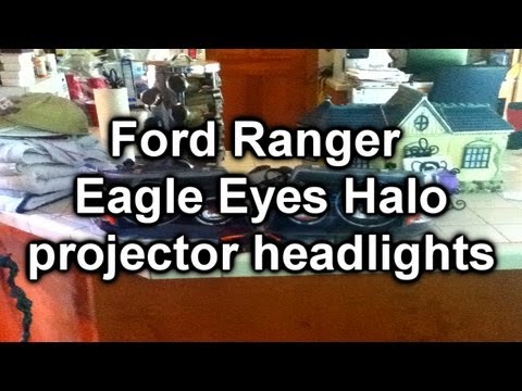 Ford Ranger Halo projector headlights/Eagle Eyes