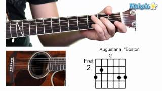 How to Play &quot;Boston&quot; by Augustana on Guitar (Chorus)