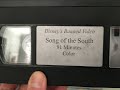 Song Of The South 1946 Disney S Banned Video Bootleg VHS Opening Ads