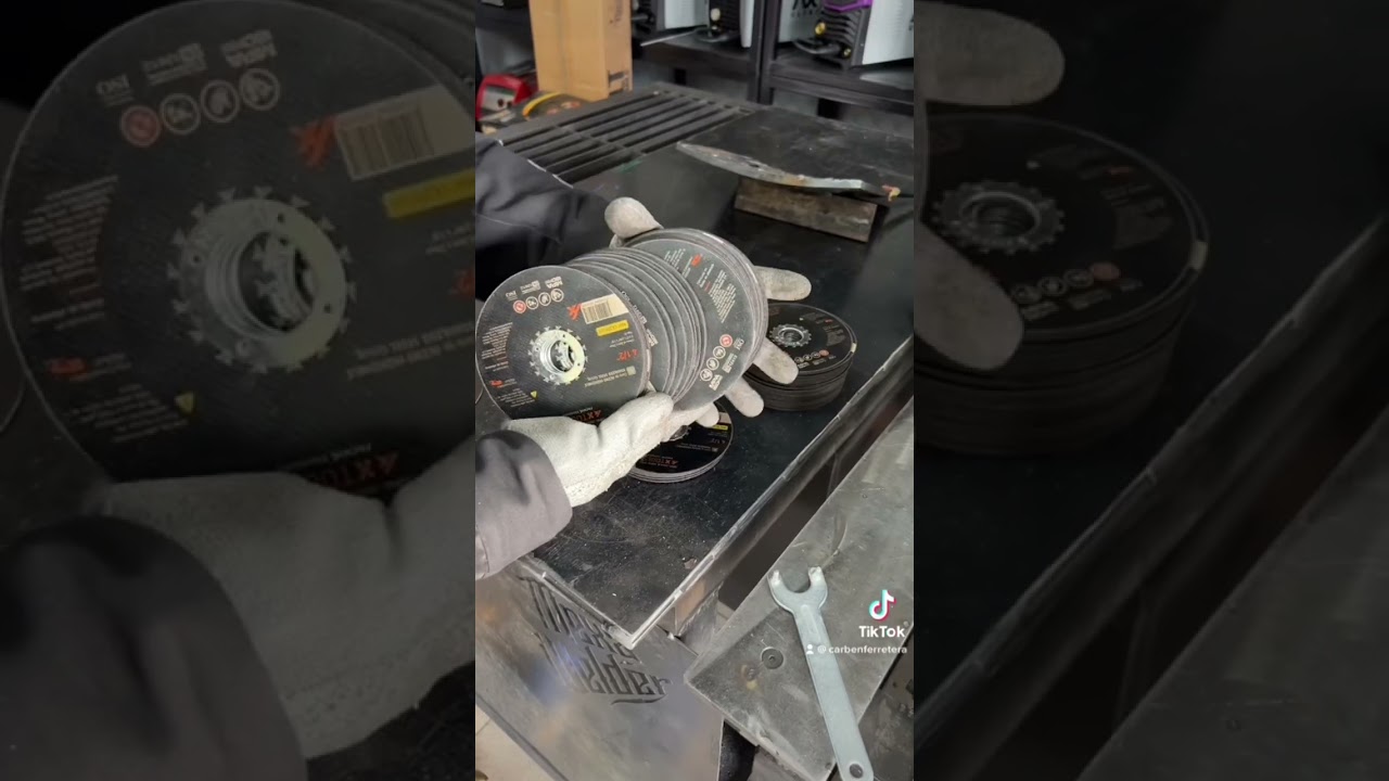 Disco para corte de metal de 4 1/2” ✅ #foryou #fyp #viral #carbenferretera
