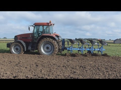 Orka pod siew pszenicy 2018 |Świętokrzyskie|  Case Maxxum 120 + Frost Super