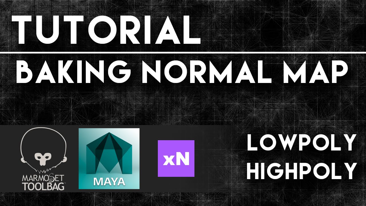 How to bake a normal map with xNormal and Maya | Tutorial