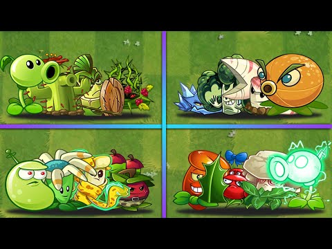 4 Random Team Plants - Who Will Win? - PvZ 2 Team Plants Battlez