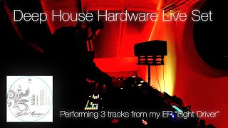 Video thumbnail for Deep House Hardware Live Set - Performing 3 tracks from my Light Driver EP on Haute Musique by Miklo Music