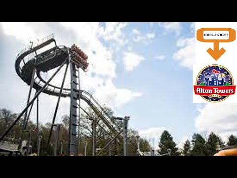 Oblivion Alton Towers Off Ride POV.