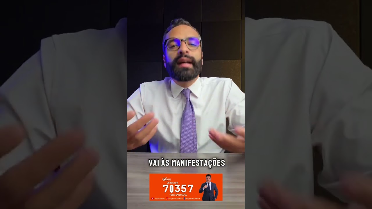 A SOLUÇÃO PARA SÃO PAULO! JULIO CRIMINALISTA APOIA TONY SANTTANA @juliocriminalista