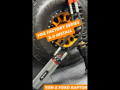 FOX FACTORY SERIES 3.0 SHOCK INSTALL (FRONT) FORD RAPTOR