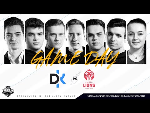 DK vs MAD - Play-Ins Day 2 | EU Masters Spring | Defusekids vs MAD Lions Madrid (2020)