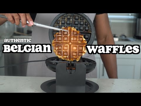 Authentic Belgian Leige Waffle Recipe | Best Waffles Ever