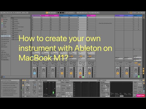 Creating an Instrument in Ableton using Analog (for MacBook M1 users)