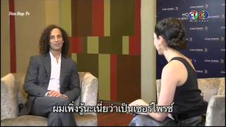 Interview 'Kenny G' by '3 Zaap' TV program on CH.3 at Pullman Bangkok King Power video