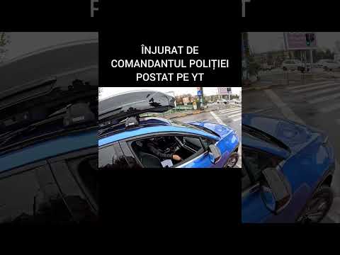 ÎNJURAT DE COMANDATUL POLIȚIEI #bucuresti #romania #masina #motor #moto #trafic #politie #bicicleta