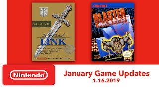 Nintendo Entertainment System - January Game Updates - Nintendo Switch Online
