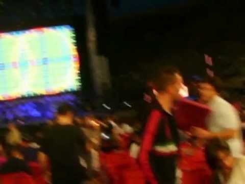 Entrata in arena al concerto dei Modà