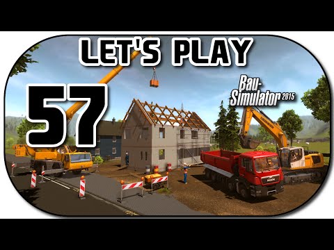 Let's Play Bau-Simulator 2015 Part 57 Lagerhalle fast fertig