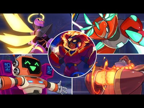 30XX - All Bosses & Minibosses (Ace/Mega Mode)