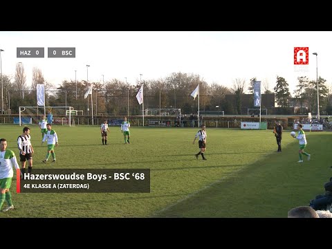 Samenvatting Hazerswoudse Boys - BSC '68 (zaterdag 26 november)