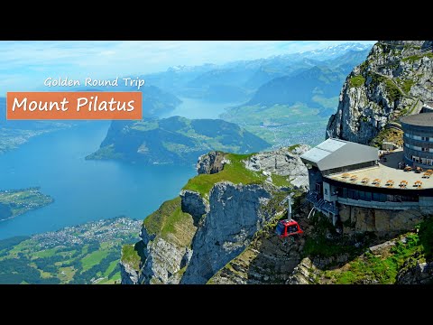 Trip to Mount Pilatus, on Cable Car, Train and Boat | Golden Round Trip from Lucerne, Switzerland