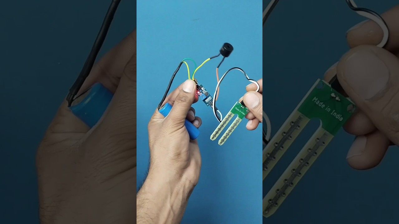 Amazing moisture or water sensor with buzzer #shorts #viral #moisture #sensor