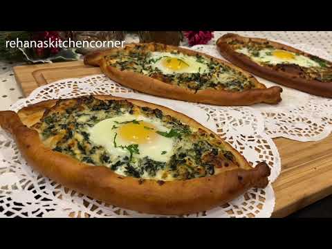 Khachapuri || Georgian Cheese Bread || Cheese Bread Boat Recipe - RKC