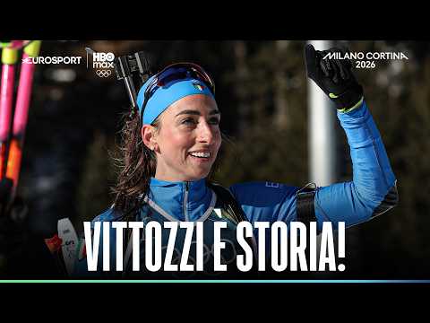 Storica VITTOZZI! È la prima medaglia d'oro di sempre per l'Italia nel Biathlon | #MilanoCortina2026