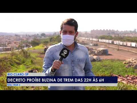 RF News - Prefeitura de Rio Claro proíbe buzina do trem entre 22h e 6h