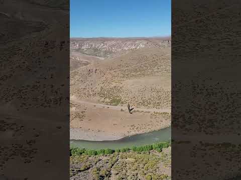 la pampa del águila.! rio Neuquen camino a manzano amargo.!