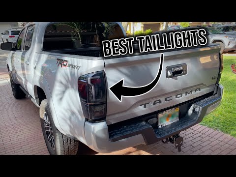 THE BEST TAILLIGHTS? | 2016-2021 Toyota Tacoma Taillights - Super Easy Install