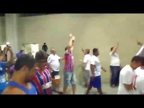 Bahia x Brasil Pelotas, saída do jogo