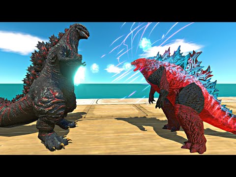 Devil War Godzilla Team vs Devil Itself - Animal Revolt Battle Simulator