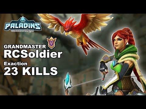 RCSoldier Cassie 23 KILLS!! Paladins GM (TOP 7) Ranked Gameplay 1440p High Quality Video
