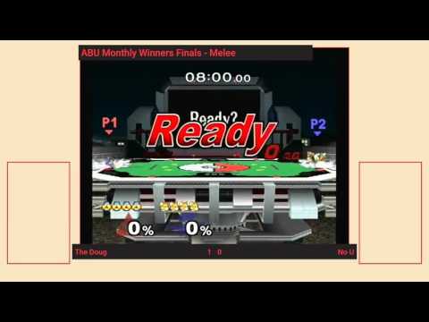 ABU Melee Monthly | The Doug(Sheik) vs No U(Sheik, Fox) | Winners Finals