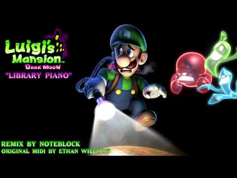 "Library Piano" Luigi's Mansion Dark Moon Remix