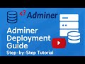How To Deploy Adminer Simple Database Management In Minutes