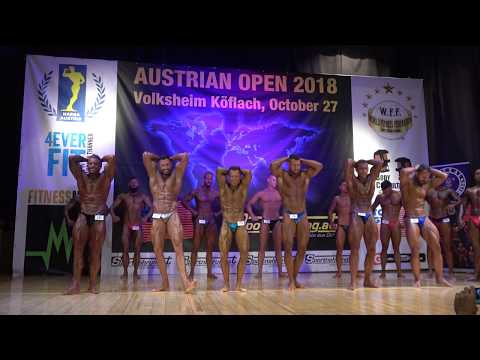 2nd Callout - Men Newcomers - NABBA/ WFF Austria Open 2018