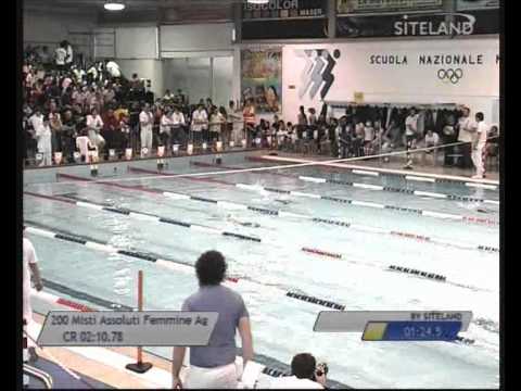 Serie 3 dei 200 Misti  Assoluti Femmine Agonisti - 16 Memorial Chiara Giavi