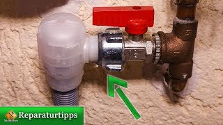 Aquastop tropft am Gewinde / Wasseranschluss undicht.