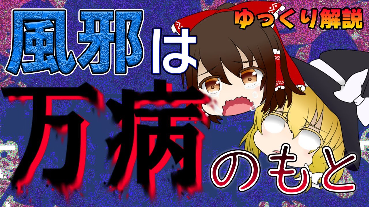 【ゆっくり解説】風邪は万病のもと