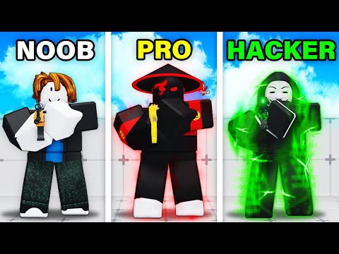 NOOB vs PRO vs HACKER in Roblox Rivals!