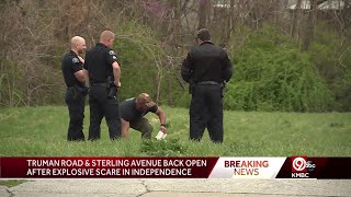 Independence PD say grenade hull found near Truman Road, Sterling Avenue