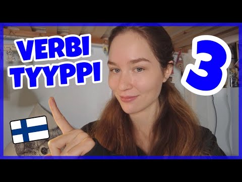 Learn Finnish Verbs | 'Type 3 Minä Verbs' | Verbityyppi 3 (Part 1)
