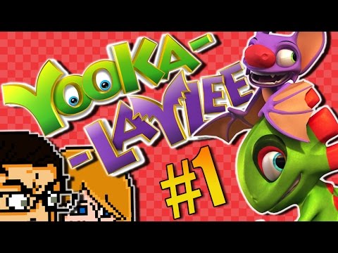 SO HAPPY!! | Let's Play Yooka Laylee Part 1 | PS4 Yooka-Laylee Blind Gameplay Walkthrough