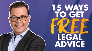 15 ways to get FREE legal advice