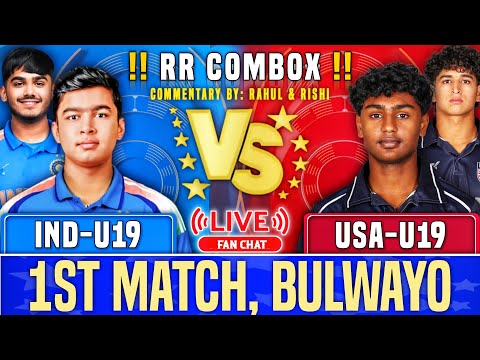 India U19 vs USA U19, 1st Match | ICC Under 19 World Cup 2026 - Live Cricket Score & Commentary |