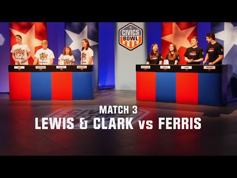 CIVICS BOWL 2024  Match 3 | Lewis & Clark vs. Ferris | KSPS PBS