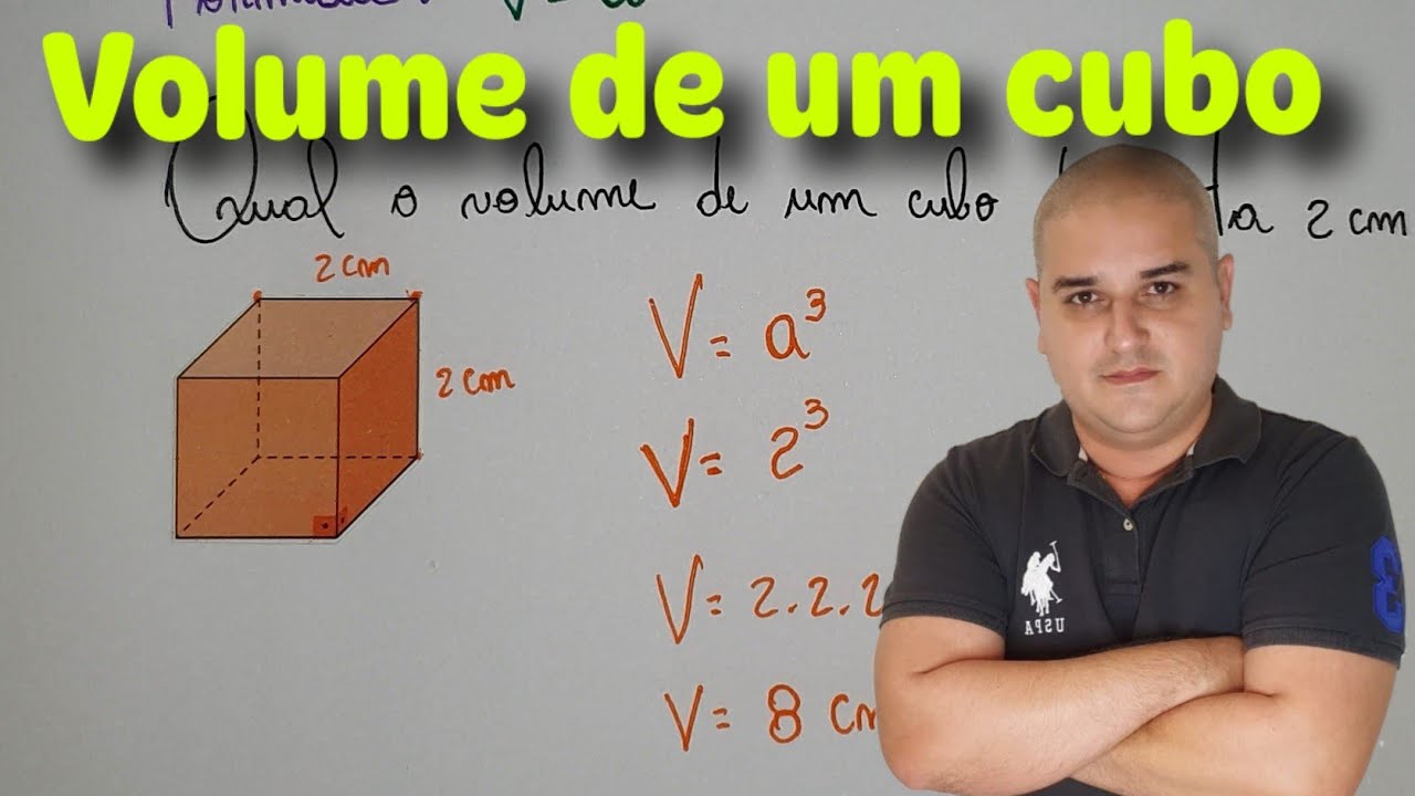 Geometria Espacial 04: Volume do cubo